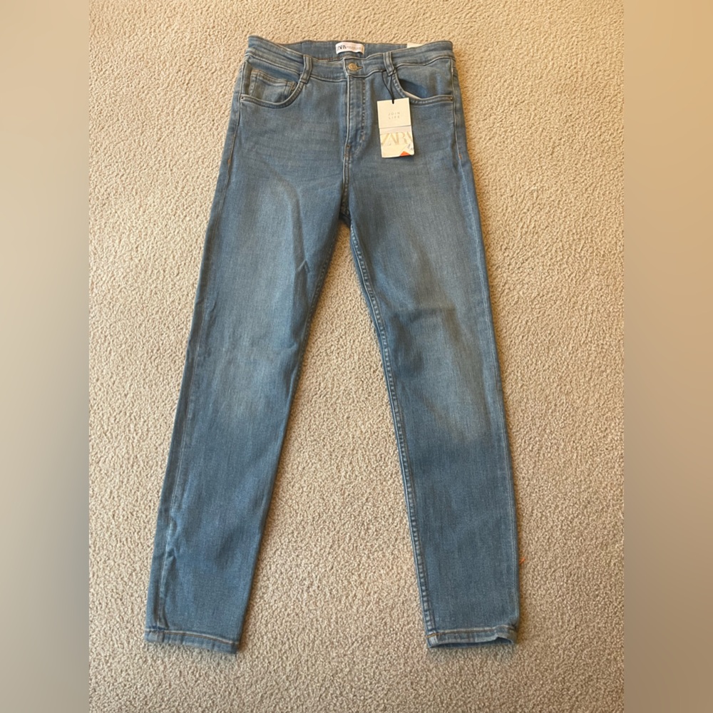 Zara Vintage Skinny Jeans Size US 12 (Brand New) - Picture 1 of 5